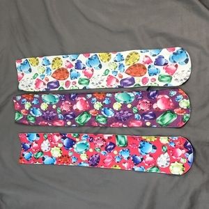 3/$10 sale: Little Miss Matched Gem Covered Socks